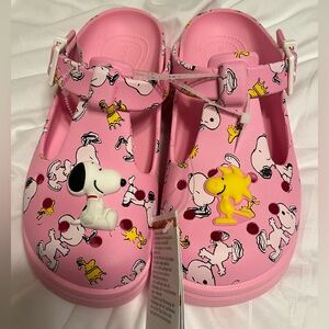Peanuts Snoopy and Woodstock Crocs